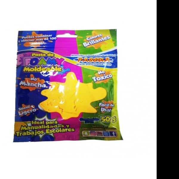 FOAMY MOLDEABLE 50G. AMARILLO MANGO E.10 C.200